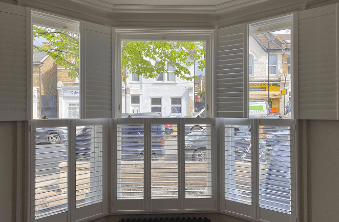 Tier-on-tier shutters