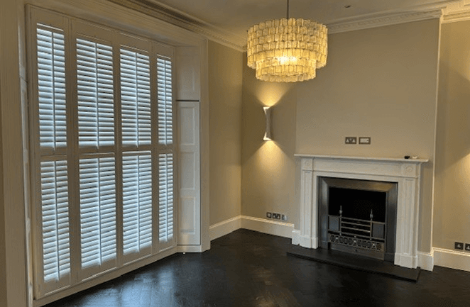 Floor-to-ceiling shutters